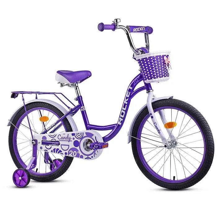 Велосипед детский 2-х колесный ROCKET CANDY 20" цвет фиолетовый