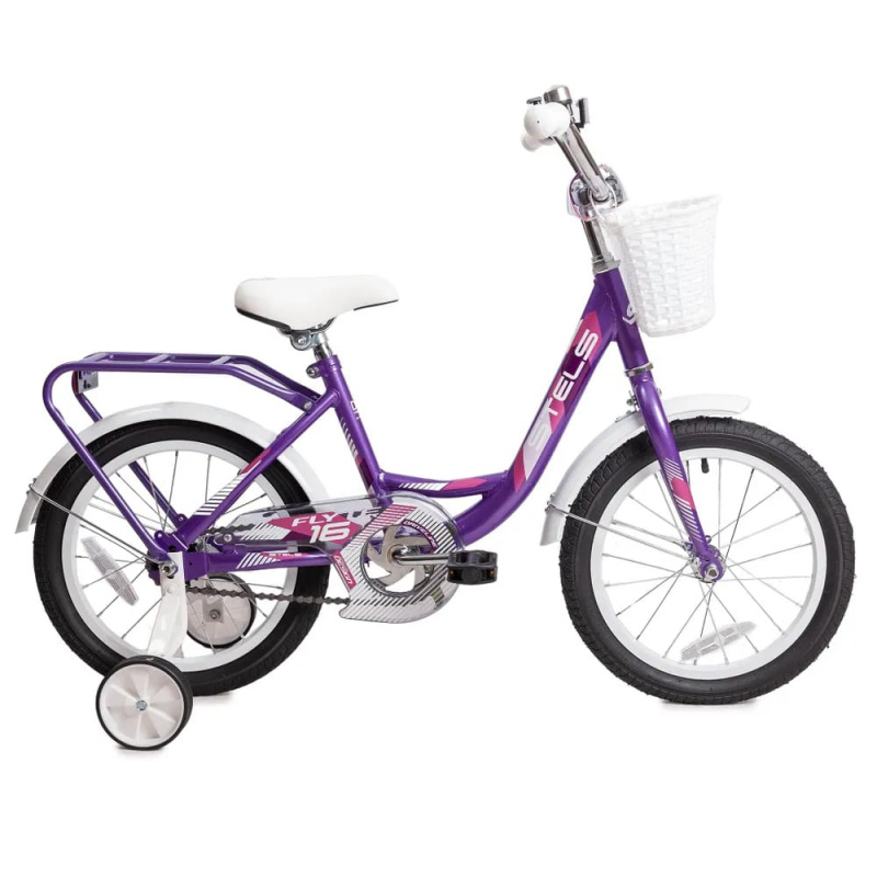 Велосипед детский с доп колесами Stels Flyte 16" Z011 ( 11 сиреневый )
