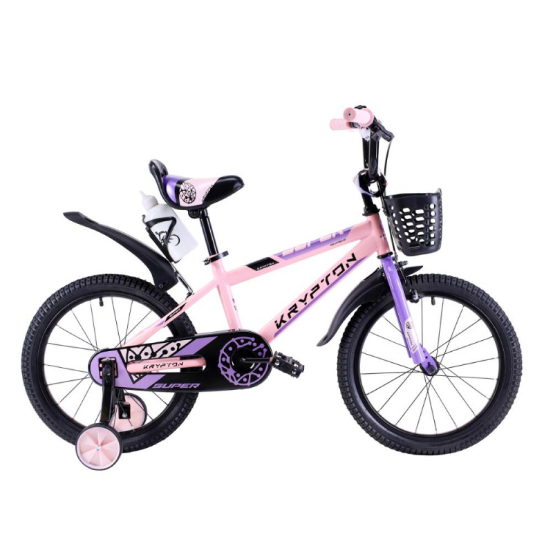Велосипед детский 18" Krypton Super KS01VP18 фиолетово-розовый