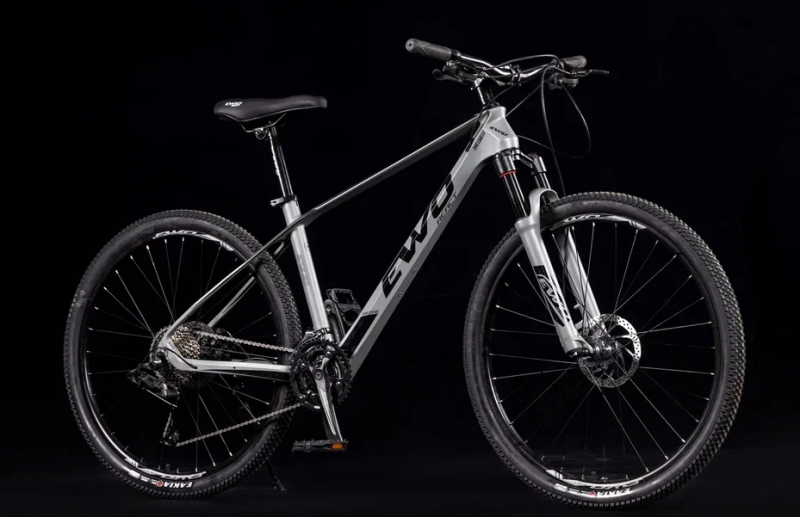 Велосипед скоростной EWO 27.5" DARK рама / Магний 30ск скрытая проводка GRAY / Серый