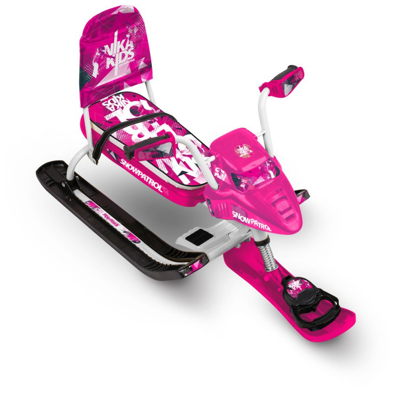 Снегокат «Snowpatrol» СНД2/SP2 рисунок сиденья: snowpatrol розовый