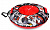 Тюбинг с рисунком Nika D-950 ТБ2К-95/Э2 (диаметр чехла 1050мм) (с камерой) экстрим красный