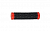 Грипсы TRIX, резиновые, 120мм, 2-х компонентные, черные с красным кантом HL-G35B-TPR-BLACK	