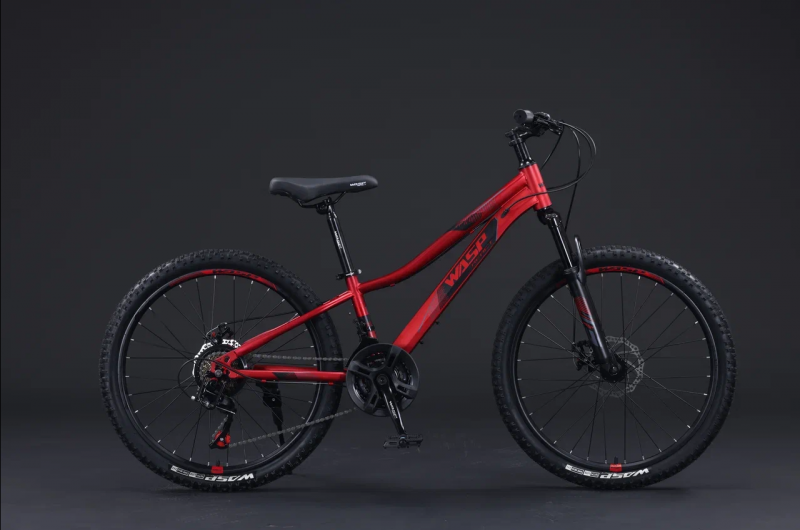 Велосипед скоростной BLACK WASP (M) REGY 24 21s рама 11; Сталь W186 RED BLACK