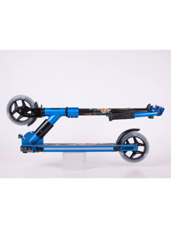 Самокат детский 2ух колесный Tech Team 145R Evolution LUX (2024), складной, Blue/Синий