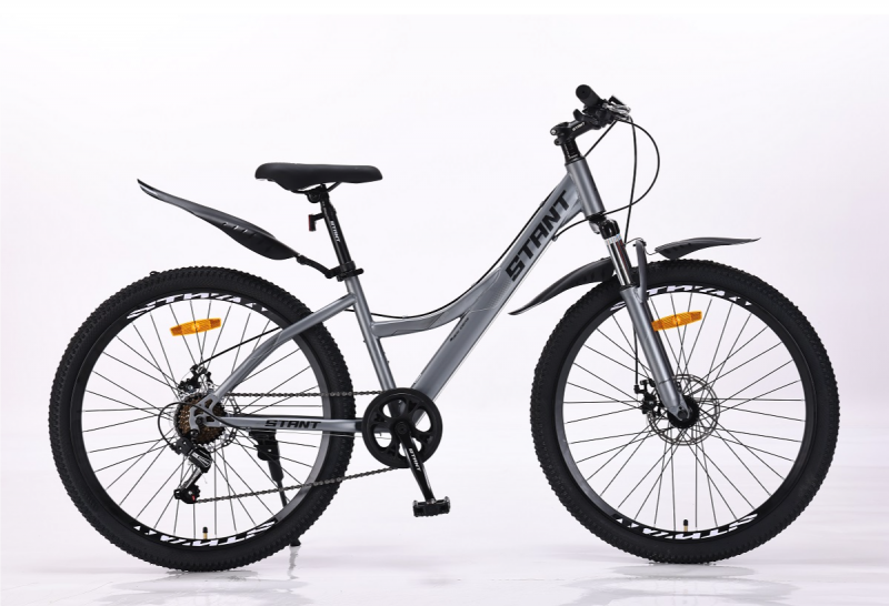 Велосипед скоростной (М) 26" STANT MD515 рама 14" сталь, 6 ск, Серый