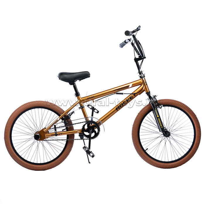 Велосипед для трюков BMX Rocket 20" цвет золотой