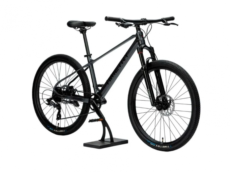 Велосипед скоростной (М) 26" Time Try TT423  рама 15" 8s 15кг Серый, Магний
