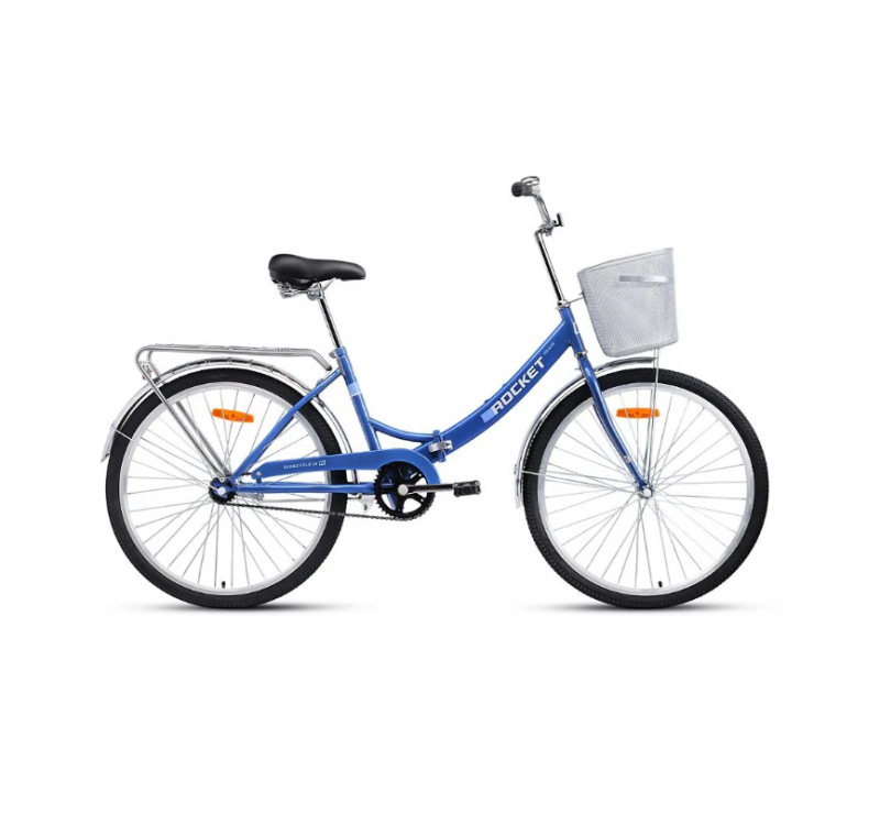 Велосипед складной Rocket City Fold  26", размер 19" вес 13.1 кг цвет Синий