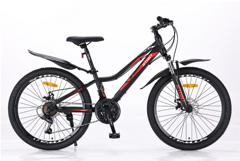 Велосипед скоростной (М)  24" STANT MD400 12", 21 скорость черный
