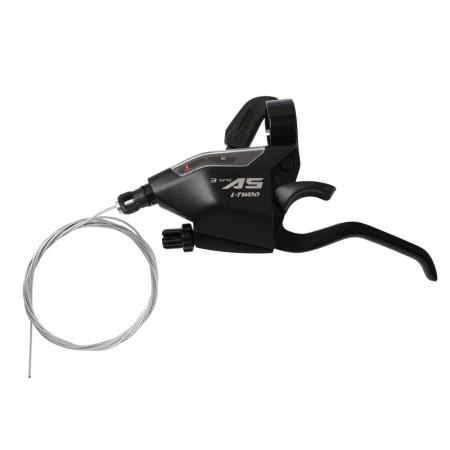 MTB, Комборучка, Шифтер левый, L-TWOO ST-TX4009-L, 3 скорости, 2:1 shimano совместим, материал: алюм