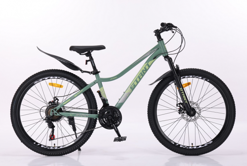Велосипед скоростной (М) 26" STANT MD6100 рама 14" сталь, 21 ск,  Зелёный