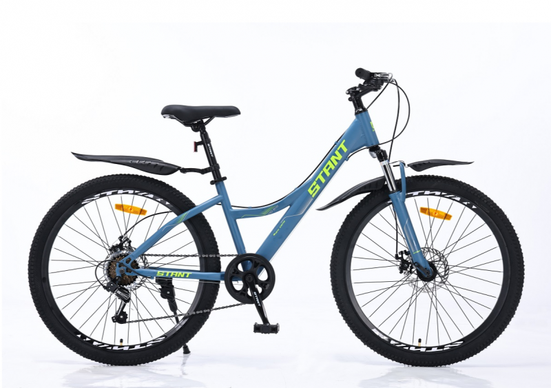 Велосипед скоростной (M) 26" STANT MD515 14", 6 ск, синий/желтый
