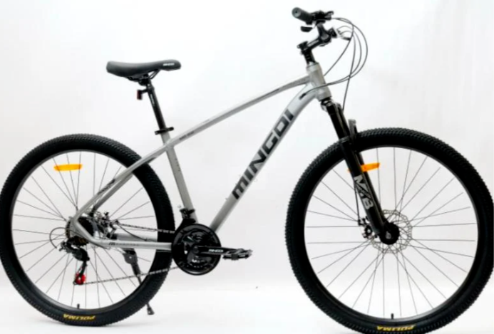 Велосипед скоростной (М)  29" Mingdi 29MD-916 рама 19 алюминий  серый