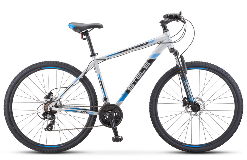 Велосипед скоростной STELS Navigator-900 D 29" F010 21" Серебристо/синий