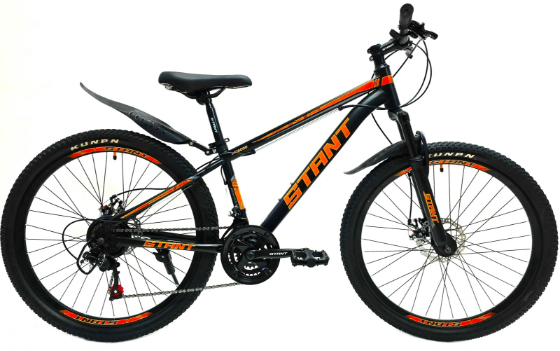 Велосипед (M) скоростной 26" STANT MD6000 15", 21 ск, сталь черный/оранжевый