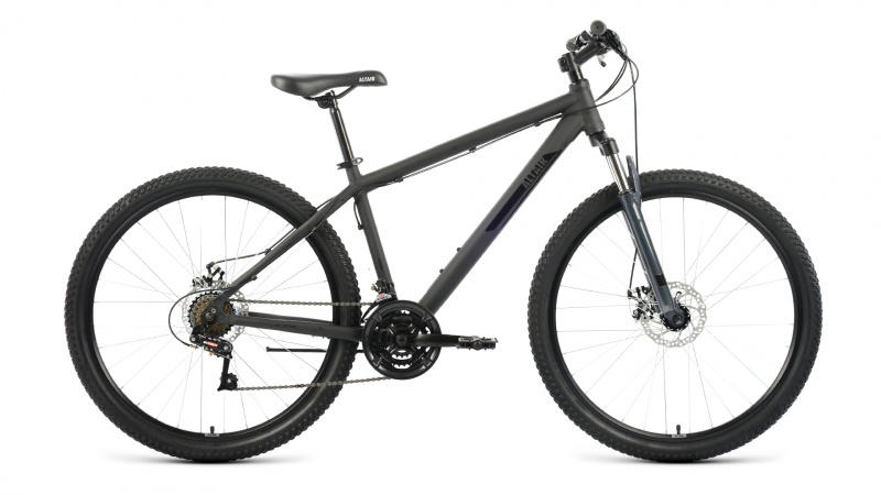 Велосипед горный Altair  AL 27,5 D 19" рама,черный-матовый
