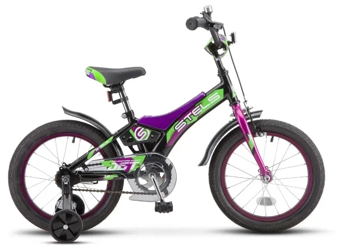 Велосипед STELS Jet 16" Z010  9" Черный/фиолетовый	