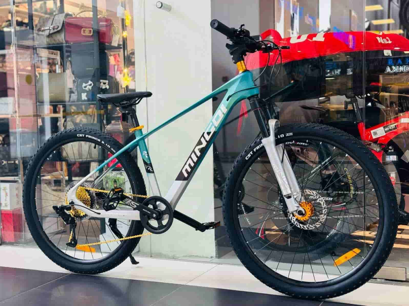 Велосипед скоростной (М)  27.5" Mingdi MD6100 рама 15.5", магний 15.5кг синий