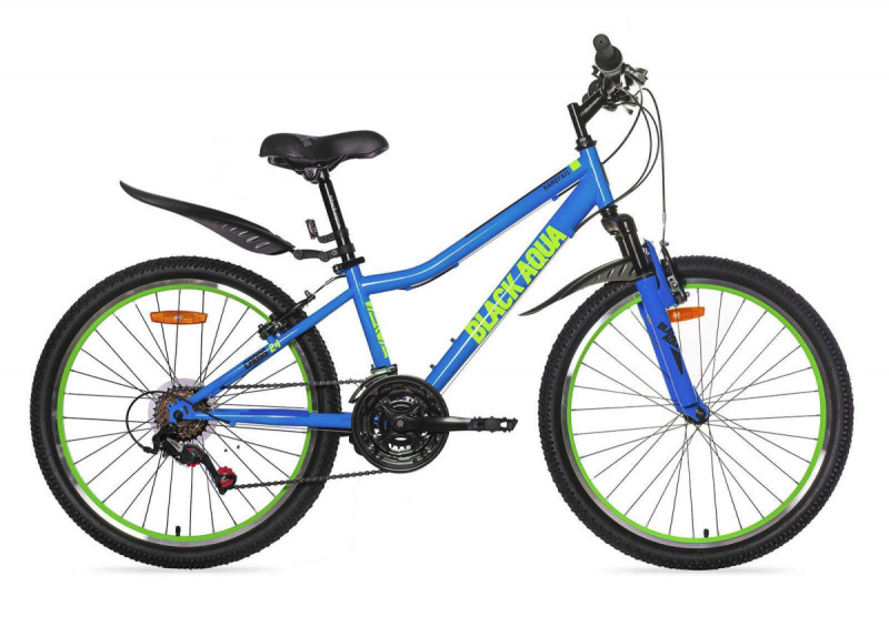 Велосипед Black Aqua Cross 1431 24" ( синий-зеленый)