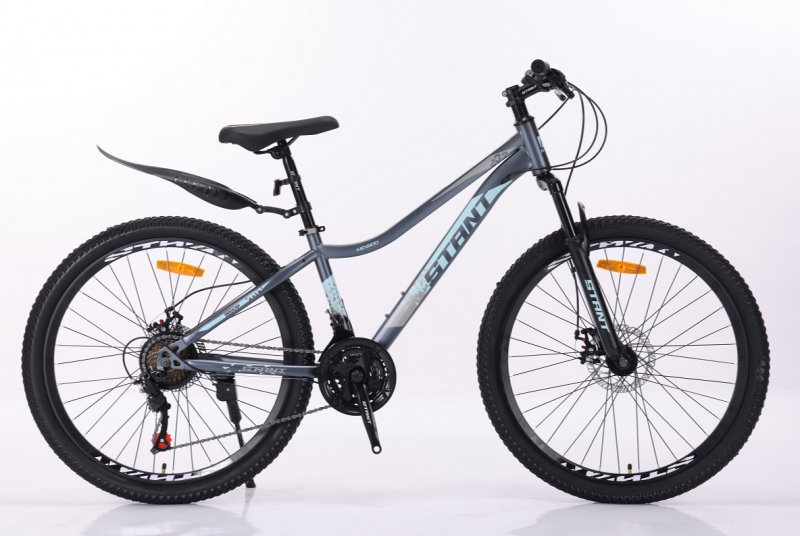 Велосипед скоростной (М) 26" STANT MD6100 рама 14" сталь, 21 ск,  Серый