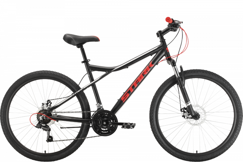 Велосипед Stark Slash 26.1 D, 	16 "2022" Черный/красный	