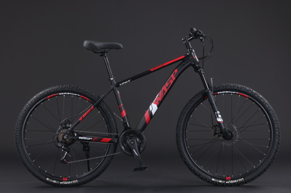 Велосипед скоростной BLACK WASP (M) UNIT 27 21s LTWOO BLACK RED