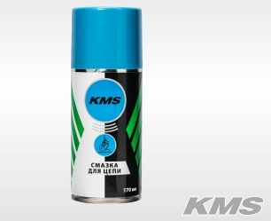 Смазка для цепи, аэрозоль (баллон 170мл.) "KMS" 