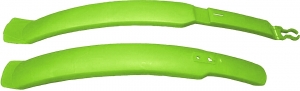 Комплект крыльев удлиненных, 24"-26", материал пластик, зеленый