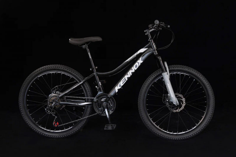 Велосипед скоростной Kennox FURY  24" рама сталь 21ск BLACK/GRAY/Черный/Серый