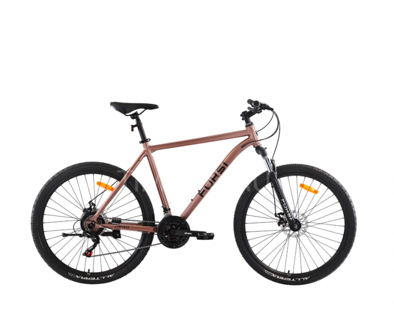 Велосипед скоростной (М) Time Try 29" FU669 рама 19"  21ск. Золотой