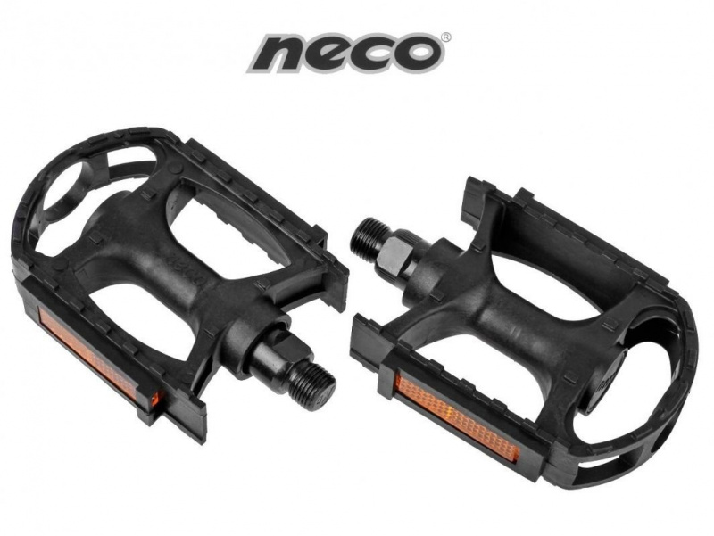 Педаль пластиковая  "Neco" WP-168-1, с шариковым подшипникам, с катафотами