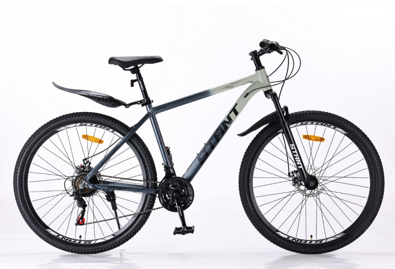 Велосипед скоростной (M)  29" STANT MD9500 19", 21 ск, АЛЮМИНИЙ серый / зеленый