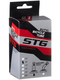 Камера велосипедная STG бутил 16Х1,75" для велосипедa