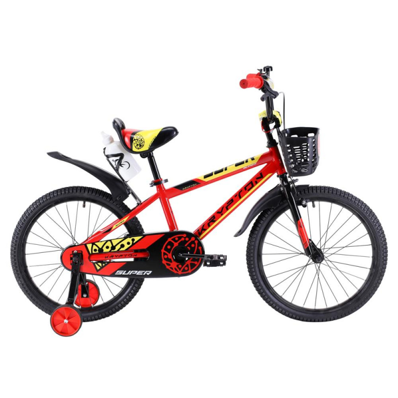 Велосипед детский 20" Krypton Super KS01RY20 красный жёлтый	