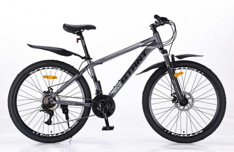 Велосипед скоростной (M) 26" STANT MD505 16", 21 ск, серый / черный