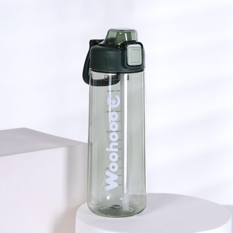 Бутылка для воды 780 ml Вуухууу-Woohooo / Пищевой PP / уп 60 / Черный