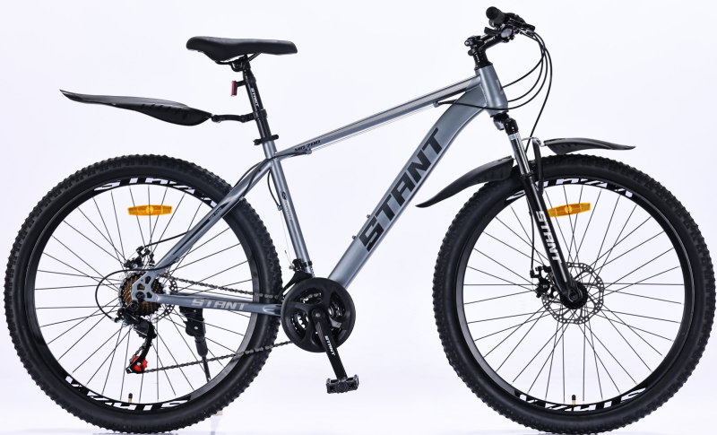 Велосипед скоростной (M) 27,5" STANT MD700 рама 18", 21 ск, серый