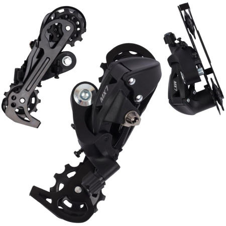 MTB, Переключатель задний SENTYEH MX 7 RD, 7 скоростей, 2:1-shimano совместим, 11-36Т, емкость 45Т, 