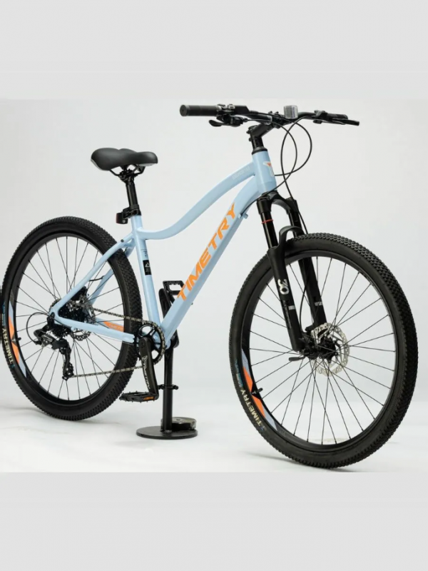 Велосипед скоростной (M) Time Try 8s 27.5" Рама алюминиевая 17", 14.6кг Синий