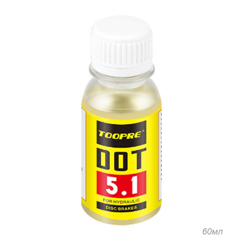 Минеральное масло для прокачки дисковых тормозов DOT 5.1, 60 мл.