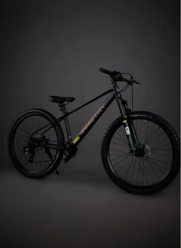 Велосипед скоростной (М) 26" Time Try рама 15" TT423 8s Черный, Магний