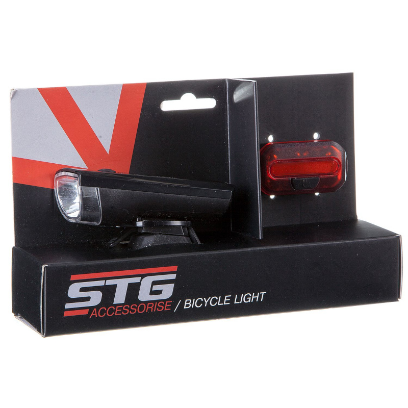 Комплект фонарей велосипедных STG для велосипедa