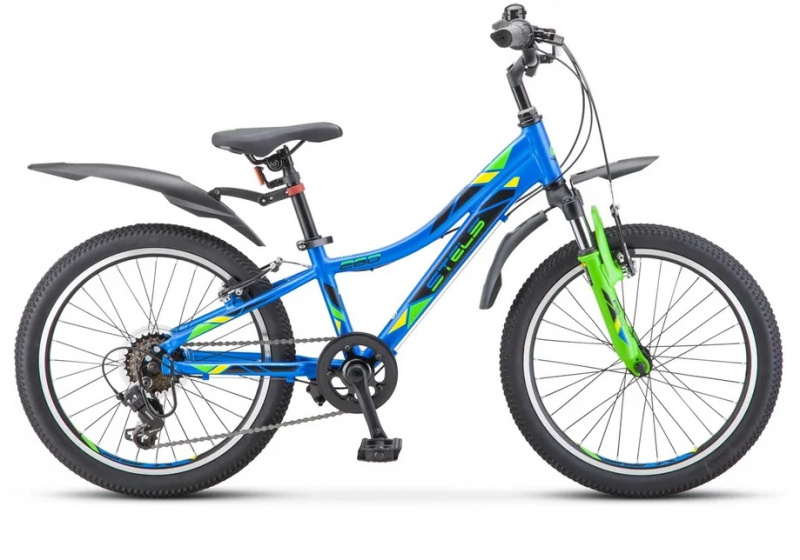 Велосипед STELS Pilot-260 Gent 20" V010 рама 10" Синий/зеленый