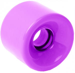Колесо PU для круизеров и лонгбордов, 60*45мм 78А, фиолетовое