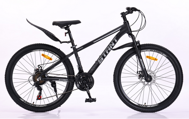  Велосипед скоростной (М)  26" STANT MD6500 рама 14", 21 ск АЛЮМИНИЙ, черный