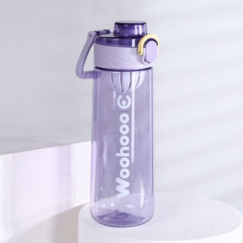 Бутылка для воды 780 ml Вуухууу-Woohooo / Пищевой PP / уп 60 / Сиреневый