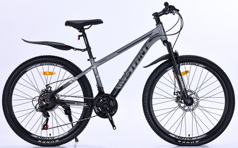 Велосипед скоростной (М)  26" STANT MD6500 рама 14", 21 ск АЛЮМИНИЙ, серый