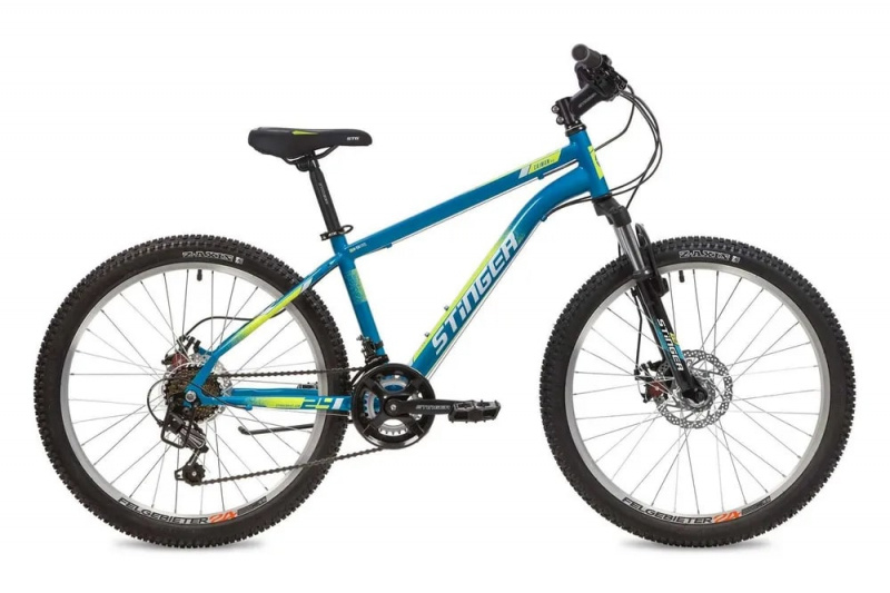 Велосипед STINGER CAIMAN D 24" (2022), рама 12", голубой