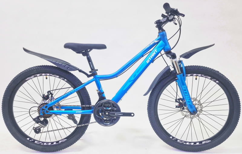 Велосипед скоростной (М)  24" STANT MD400 12", 21 скорость синий